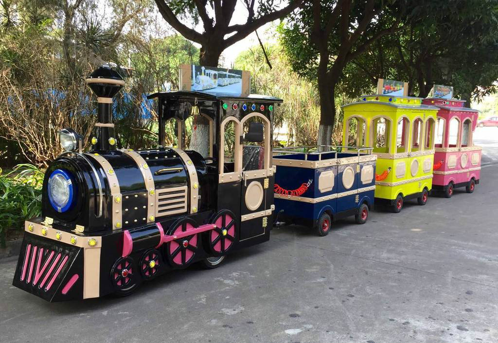 宁县景区广商场无轨观光小火车电动儿童游乐设备小火车可坐人户外玩具